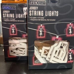 Fun Day Jersey String Lights- 2 pack retails $19.99 each